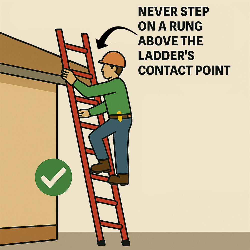 Proper ladder safety techniques